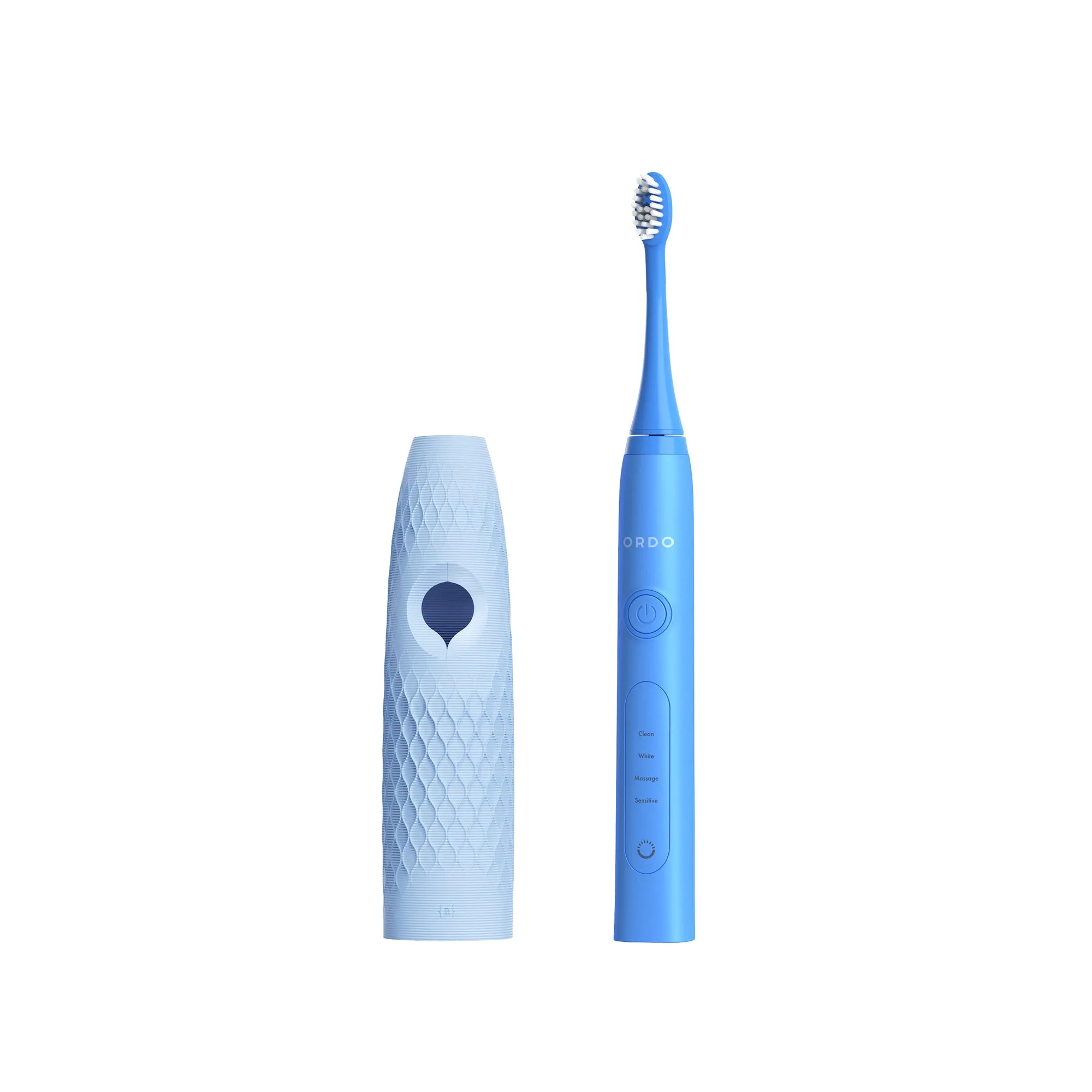 Ordo Sonic  Toothbrush & {access}ories Handle - Soft Blue Tapered Small Diamond