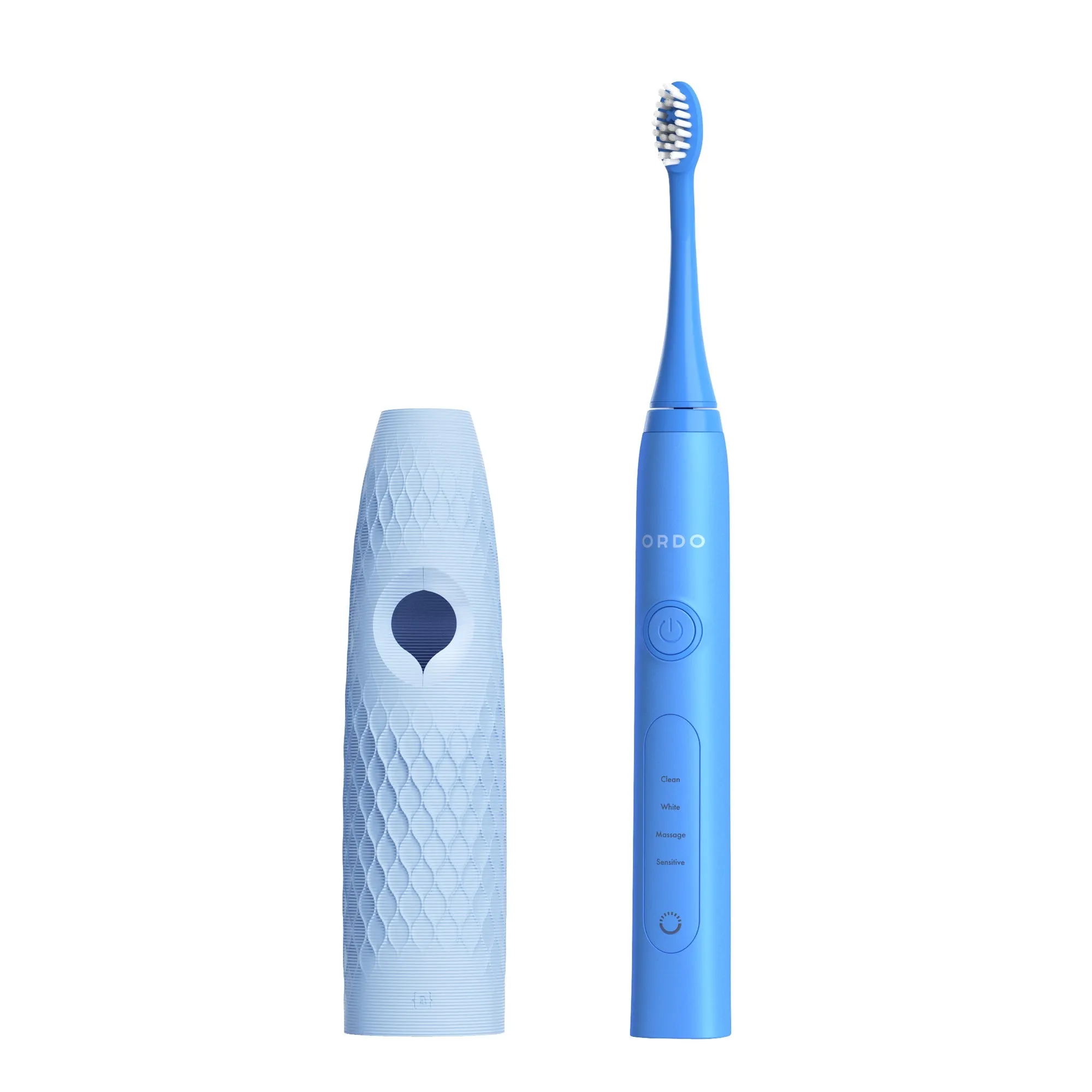 Ordo Sonic  Toothbrush & {access}ories Handle - Soft Blue Tapered Small Diamond