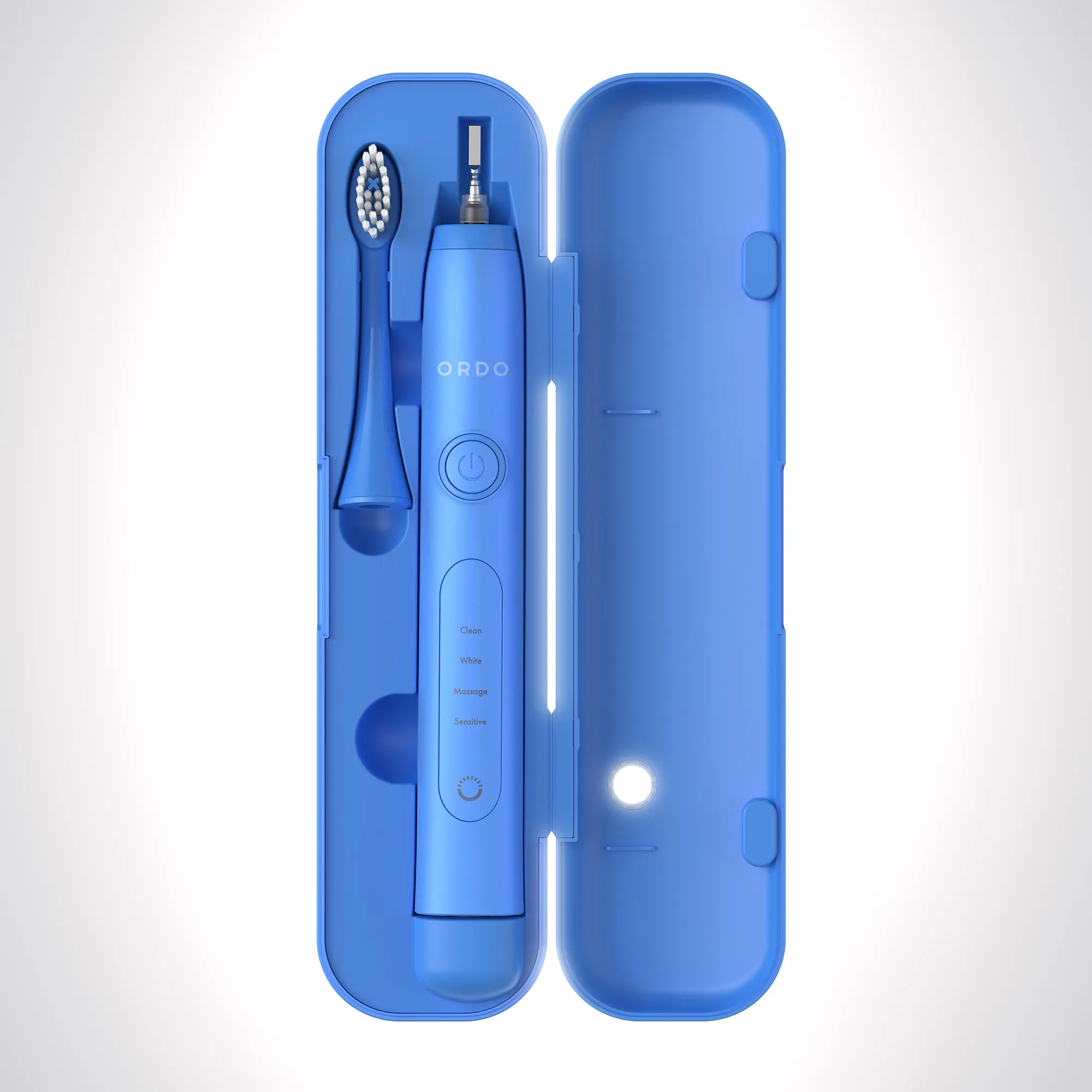 Ordo Sonic  Toothbrush & Charging Travel Case - Arctic Blue