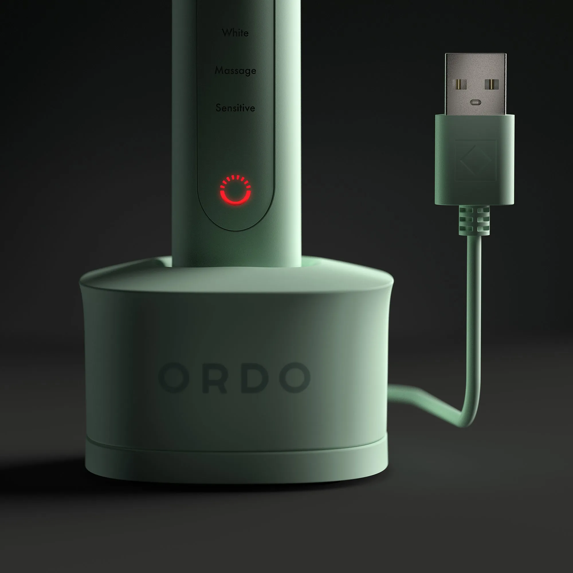 Ordo Sonic  Toothbrush & Charging Travel Case - Mint Green