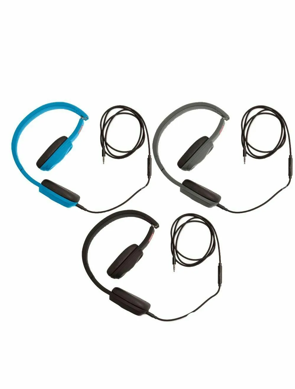 Outdoor Tech Bajas Foldable Wired Headphones - Black / Blue Or Grey