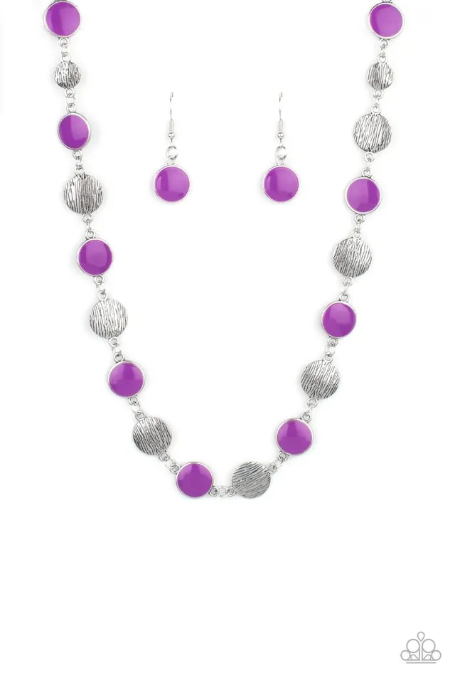 Paparazzi Necklace ~ Harmonizing Hotspot - Purple