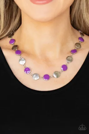 Paparazzi Necklace ~ Harmonizing Hotspot - Purple