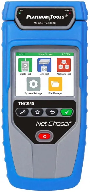 Platinum Tools TNC950AR Net Chaser Ethernet Speed Certifier & Network Tester