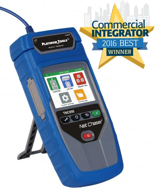 Platinum Tools TNC950AR Net Chaser™ Ethernet Speed Certifier & Network Tester