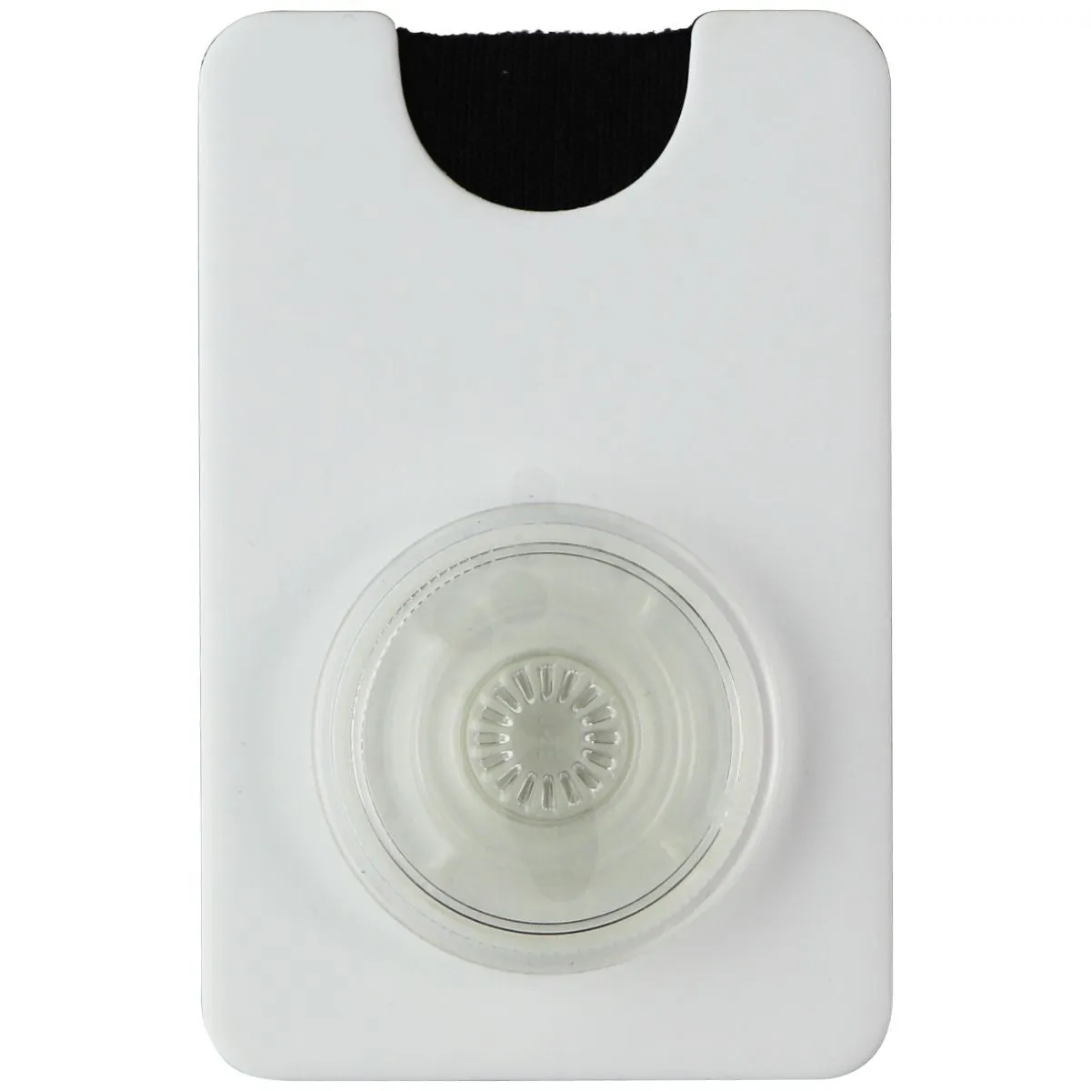 PopSockets (PopWallet ) Magnetic Phone Wallet for MagSafe Devices - White Clear