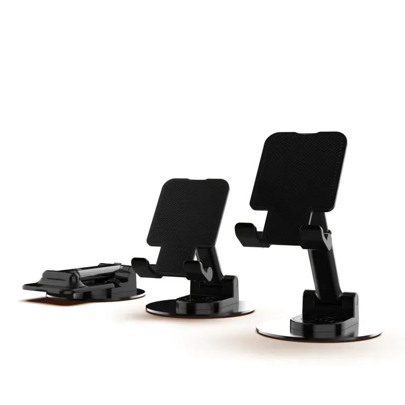 Portable Desktop Stand - Cell Phone Foldable Support, Adjustable Desk Mobile Phone Holder for Desktop Phone Use