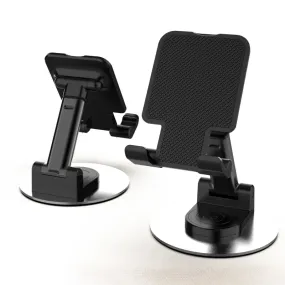 Portable Desktop Stand - Cell Phone Foldable Support, Adjustable Desk Mobile Phone Holder for Desktop Phone Use