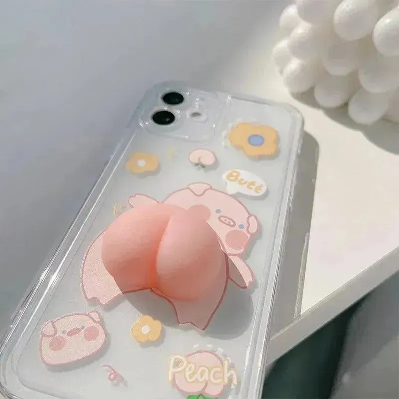 Quirky Piggy Air Pass Phone Case (For iPhone)