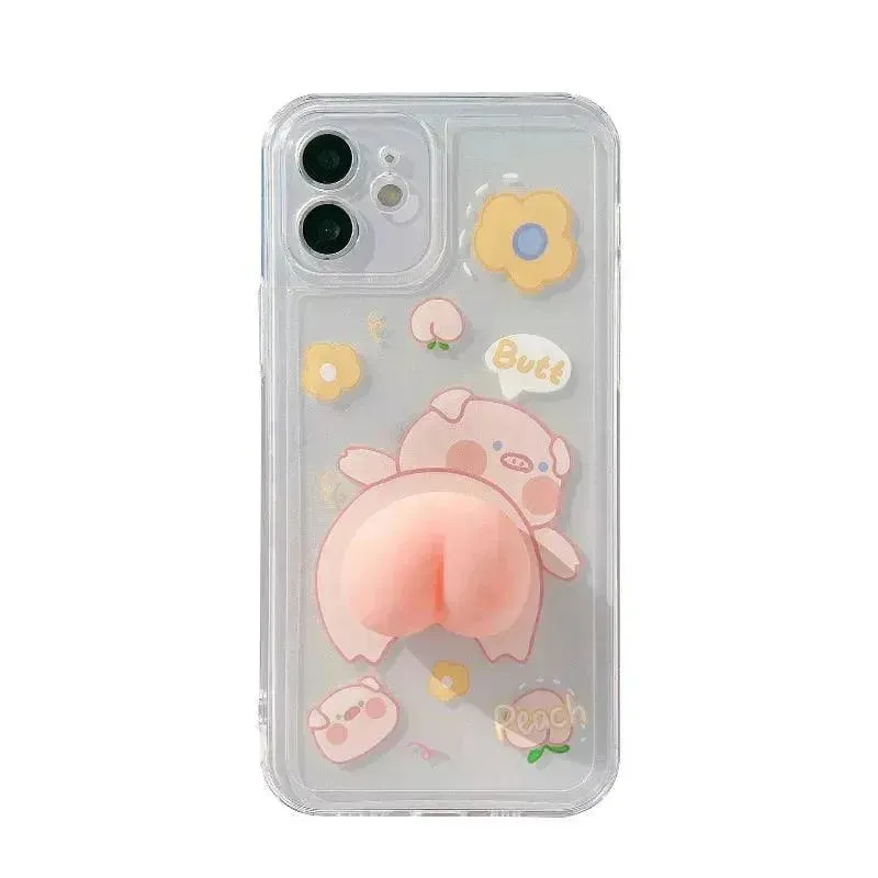 Quirky Piggy Air Pass Phone Case (For iPhone)