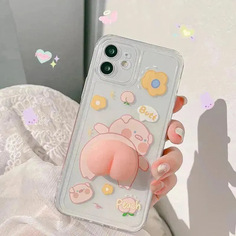 Quirky Piggy Air Pass Phone Case (For iPhone)