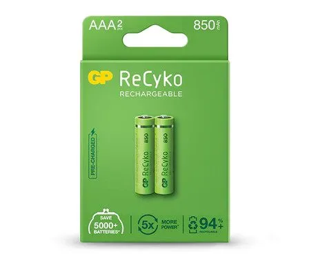 ReCyko Rechargeable Battery AAA (2pcs) 850mAH