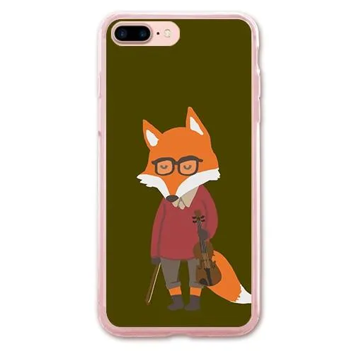 Red Fox Violinist Designer Phone Cases