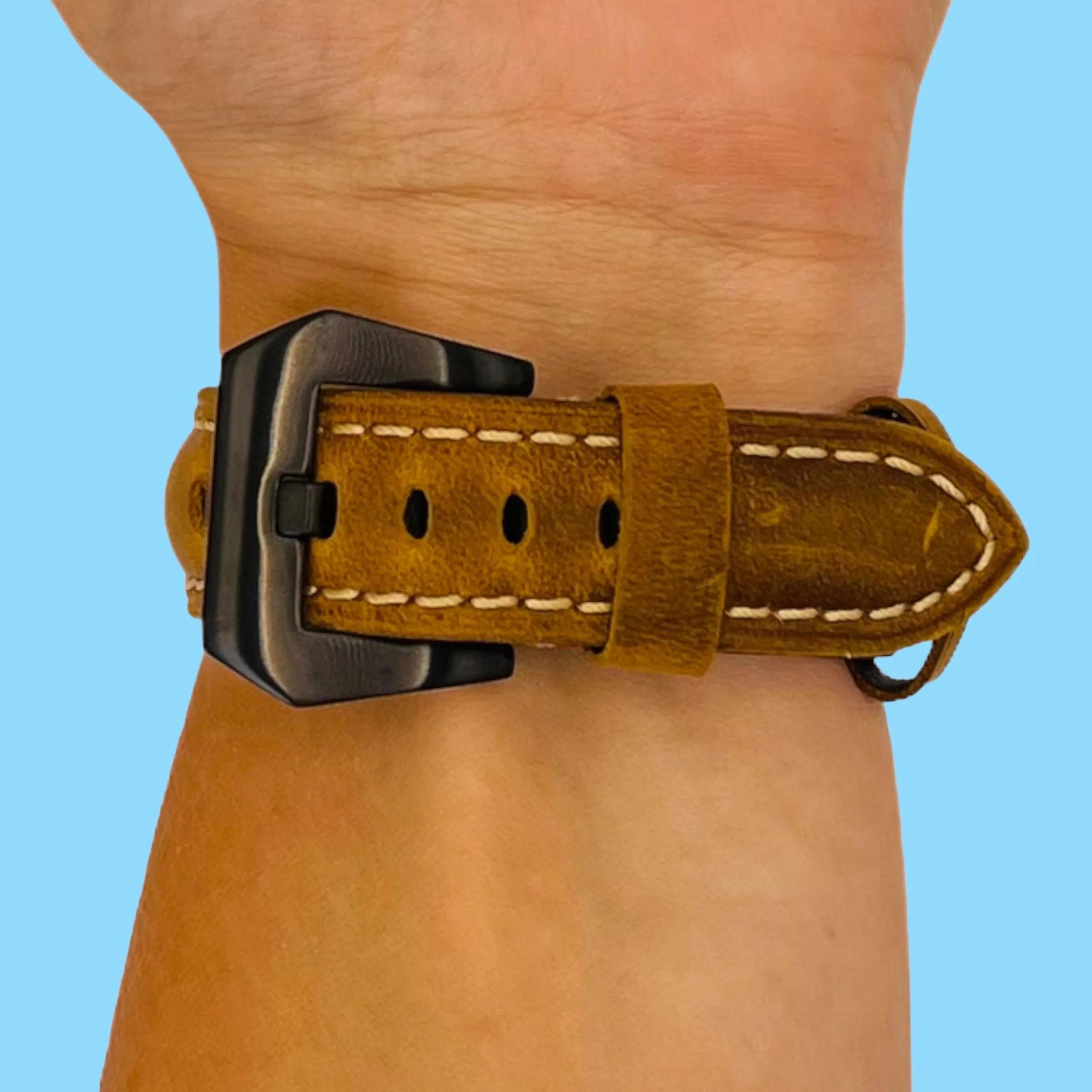 Retro Leather Straps Compatible with the T92 Smartwatch