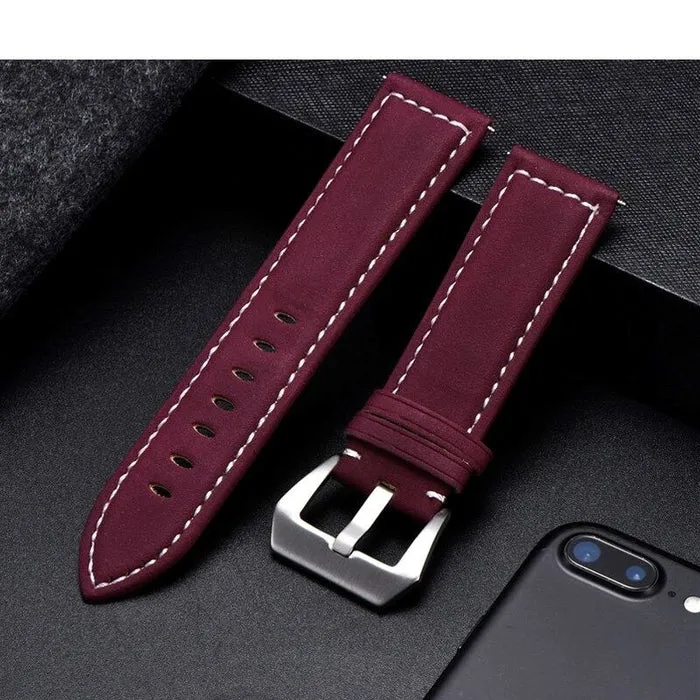 Retro Leather Straps Compatible with the T92 Smartwatch