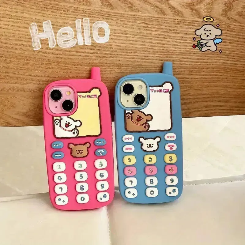 Retro Phone Design Phone Case (For iPhones)