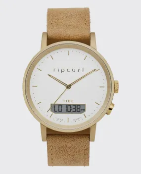 Rip Curl Circa Digital Tide  Watch-Gold