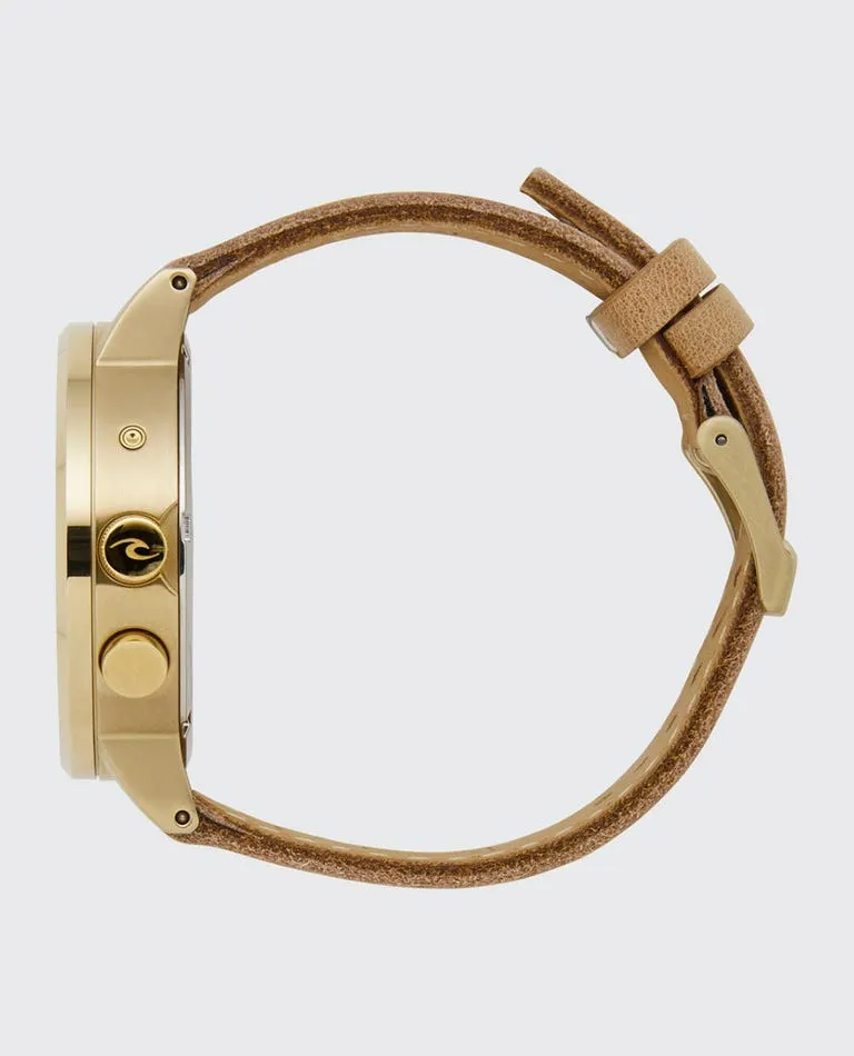 Rip Curl Circa Digital Tide  Watch-Gold