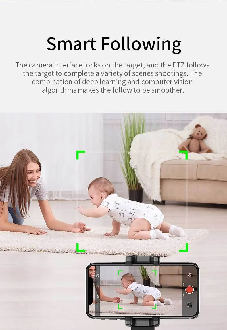 Robo 360 Rotation Smart AI Gimbal - Your Personal Photographer