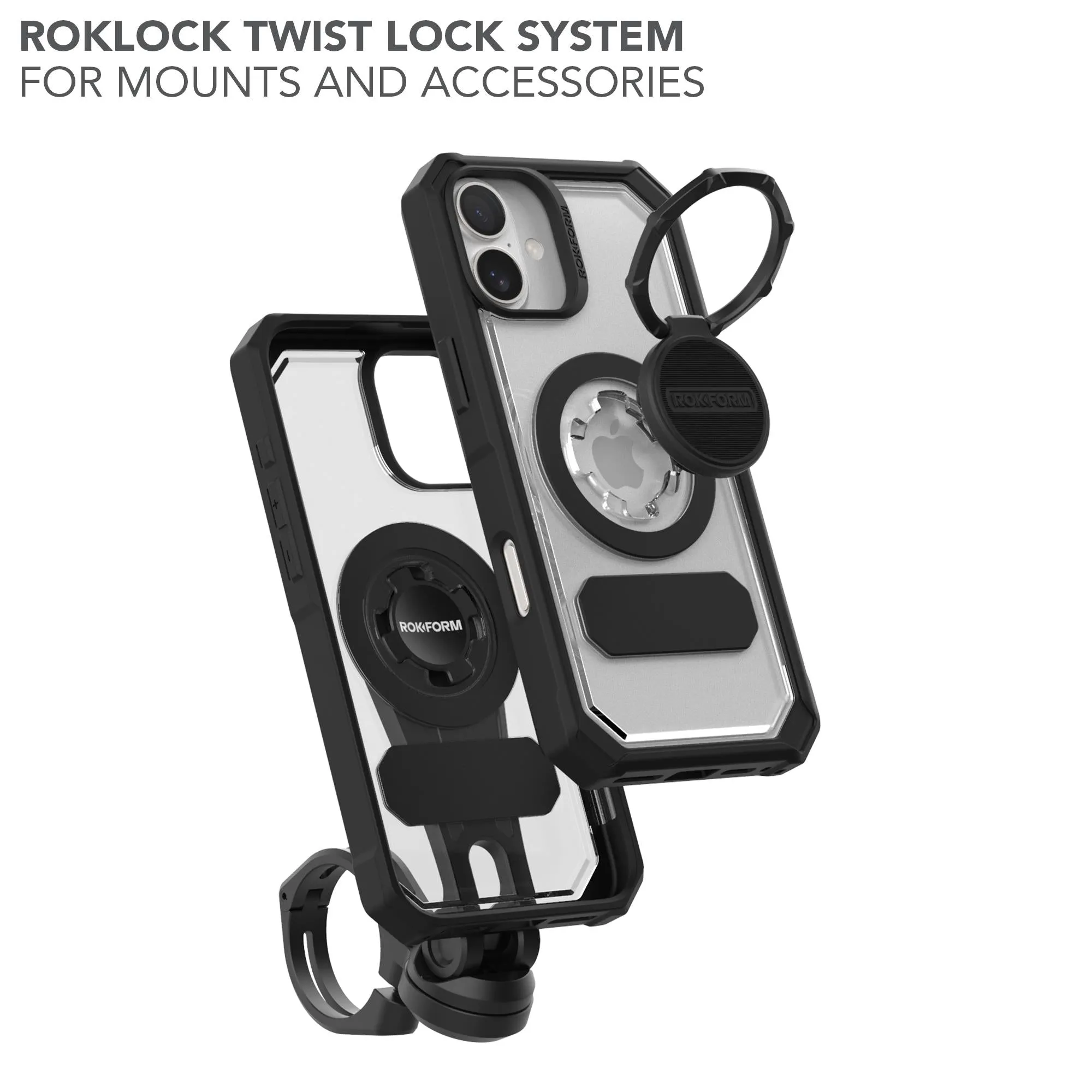 Rokform Crystal Case for iPhone 16 Plus (Clear)