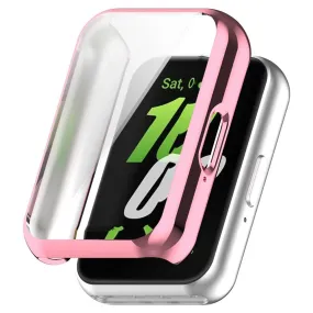 Samsung Galaxy Fit3 Plastik Cover m. Indbygget Skærmbeskytter - Pink