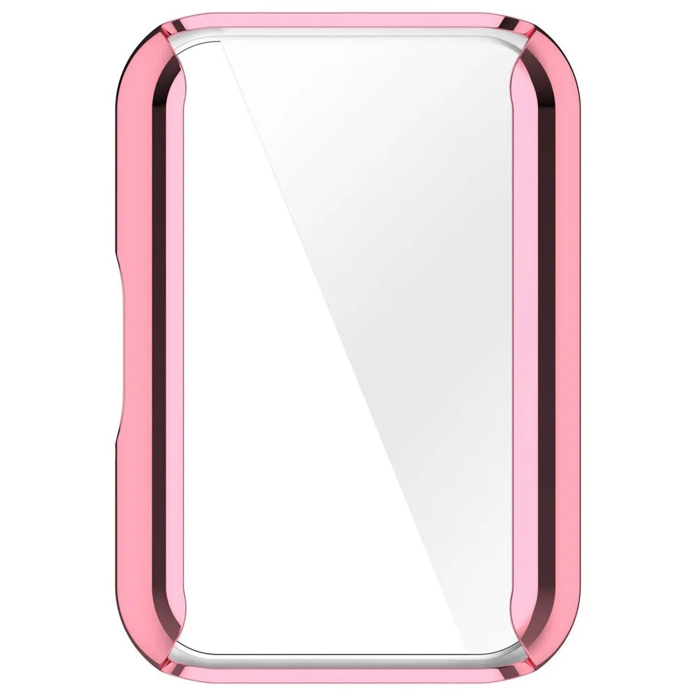 Samsung Galaxy Fit3 Plastik Cover m. Indbygget Skærmbeskytter - Pink