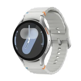 Samsung Galaxy Watch 7 (44mm, Silver, BT LTE) with 3nm Processor | Dual GPS | Sapphire Glass & Armour Aluminum | 5ATM & IP68 | HR, SpO2, BP & ECG Monitor