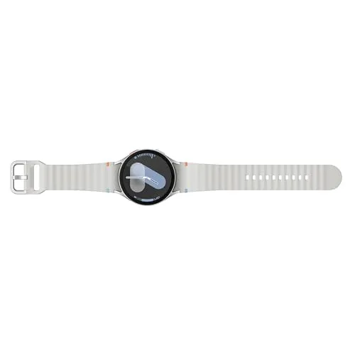 Samsung Galaxy Watch 7 (44mm, Silver, BT LTE) with 3nm Processor | Dual GPS | Sapphire Glass & Armour Aluminum | 5ATM & IP68 | HR, SpO2, BP & ECG Monitor