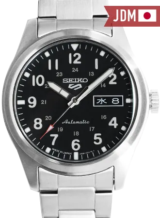 Seiko 5 Sports “Sports Style” Field Collection Black Ref. SBSA111