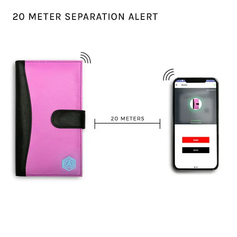 She Bot Finder Pink | Smart Wallet