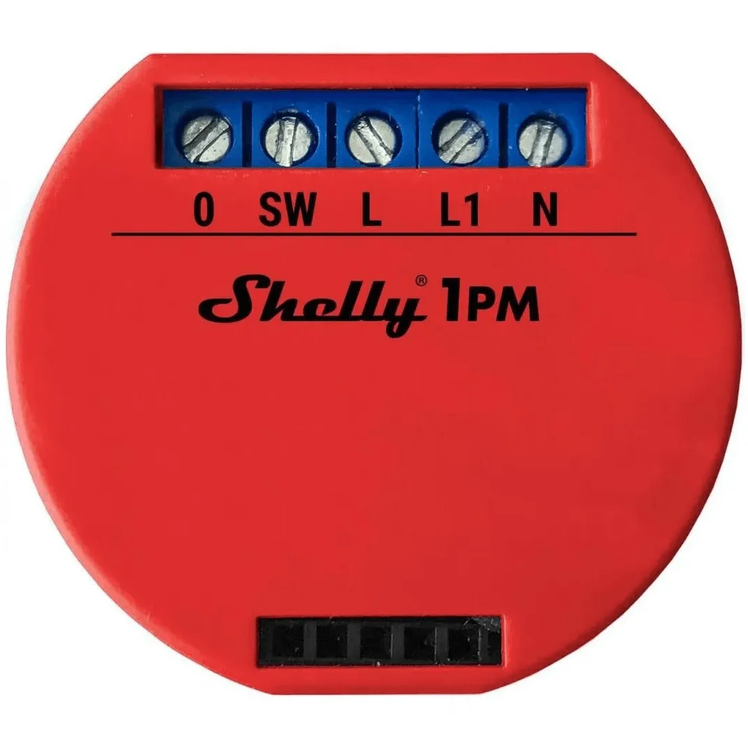 Shelly 1PM Wi-Fi Relay Switch Smart Home Automation