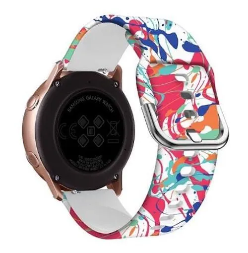 Silicone Pattern Watch Straps compatible with the 3Plus Vibe Smartwatch