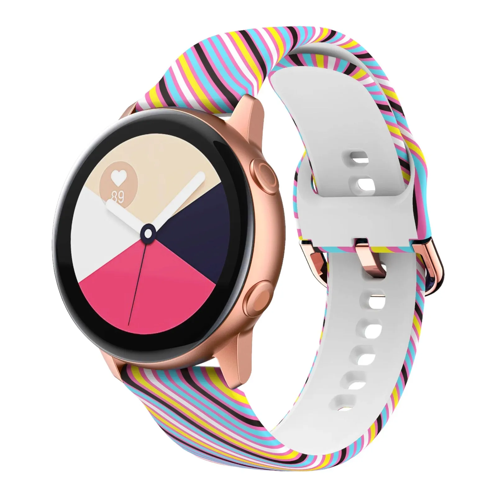 Silicone Pattern Watch Straps compatible with the 3Plus Vibe Smartwatch