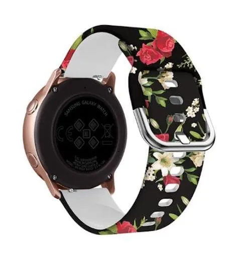 Silicone Pattern Watch Straps compatible with the 3Plus Vibe Smartwatch