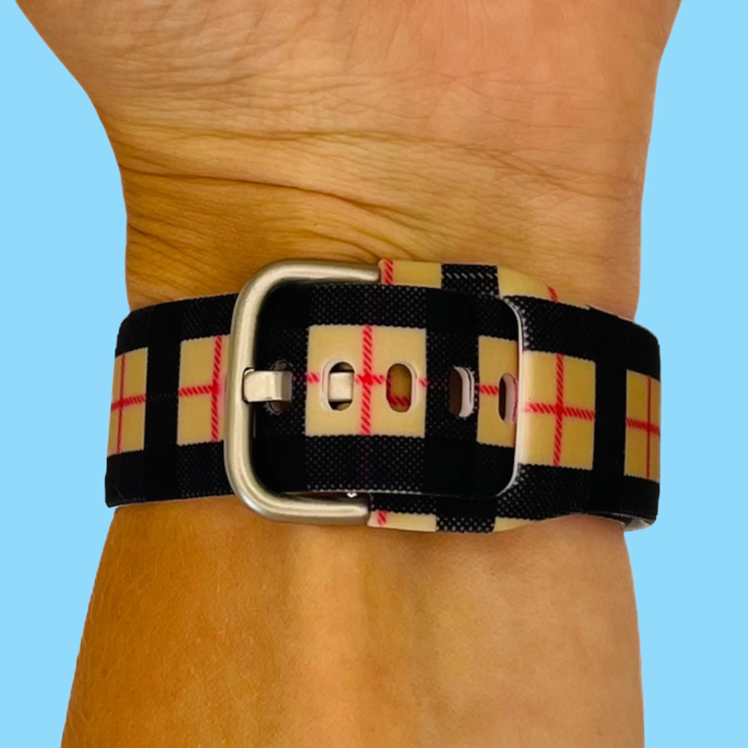 Silicone Pattern Watch Straps compatible with the 3Plus Vibe Smartwatch