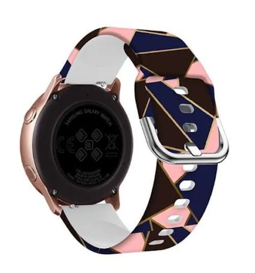 Silicone Pattern Watch Straps compatible with the 3Plus Vibe Smartwatch