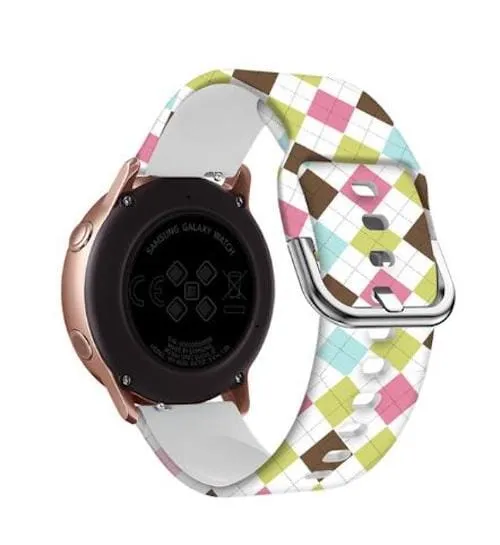 Silicone Pattern Watch Straps compatible with the 3Plus Vibe Smartwatch