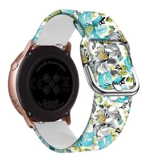 Silicone Pattern Watch Straps compatible with the 3Plus Vibe Smartwatch