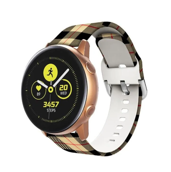 Silicone Pattern Watch Straps compatible with the 3Plus Vibe Smartwatch