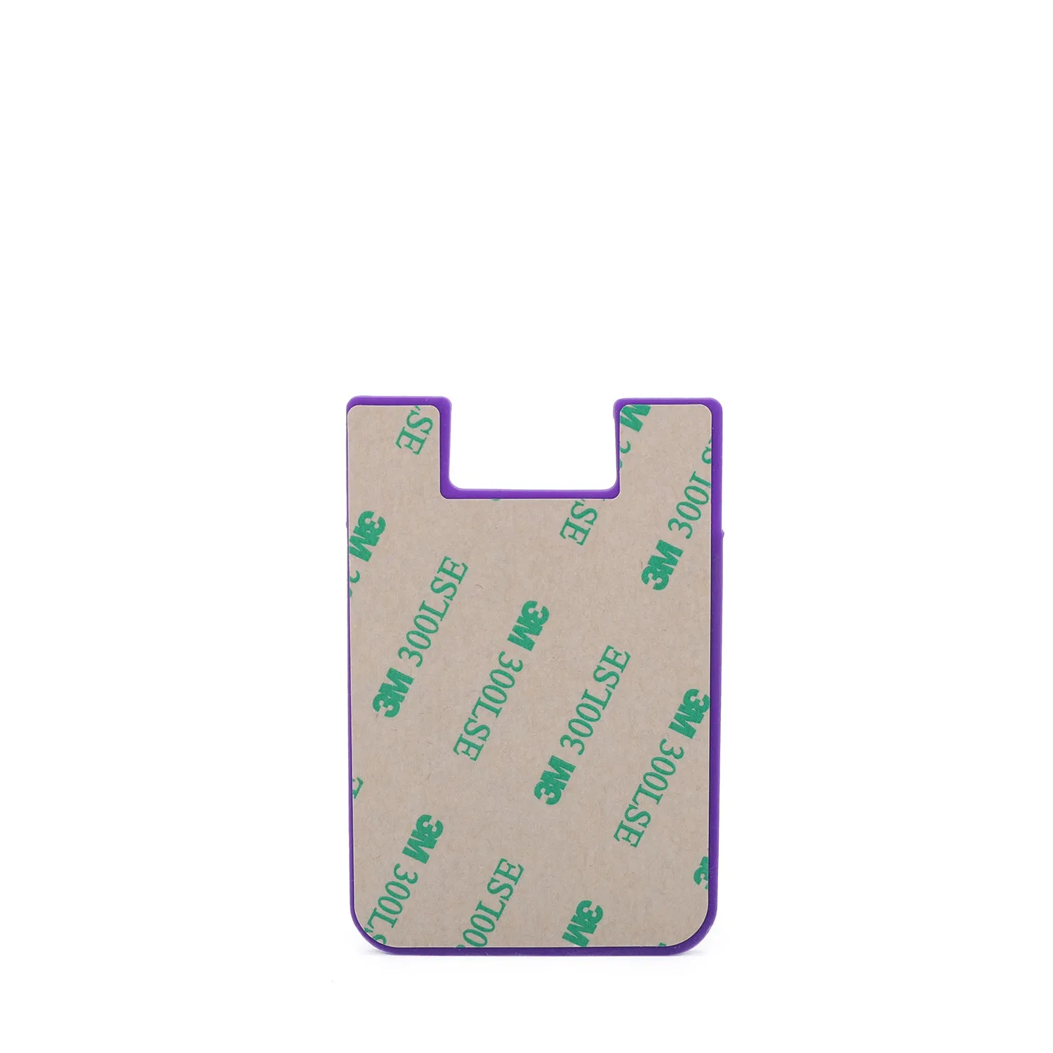 SILICONE POCKET STICK-ON PHONE WALLET