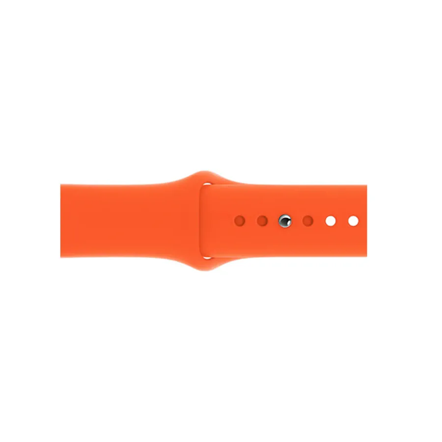 Silicone Sports Bands Compatible With Apple Watch Band for 42MM 44MM 45MM M/S-Orange