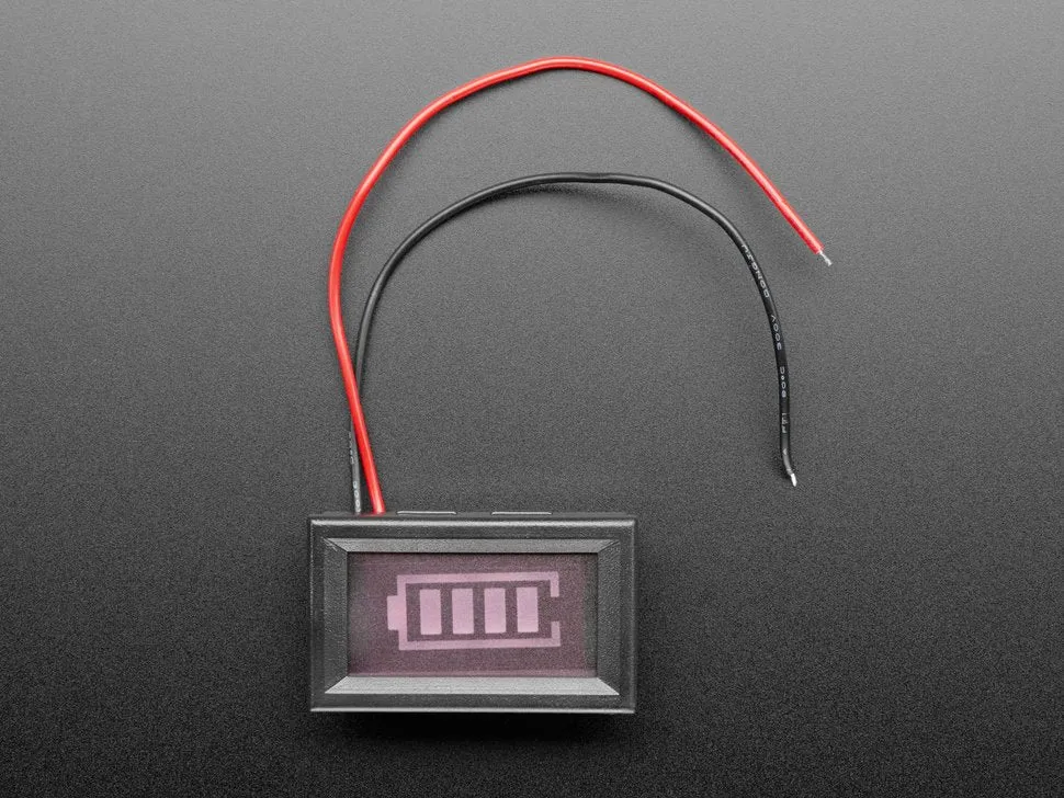 Single Li-Ion and LiPoly Battery Power Meter