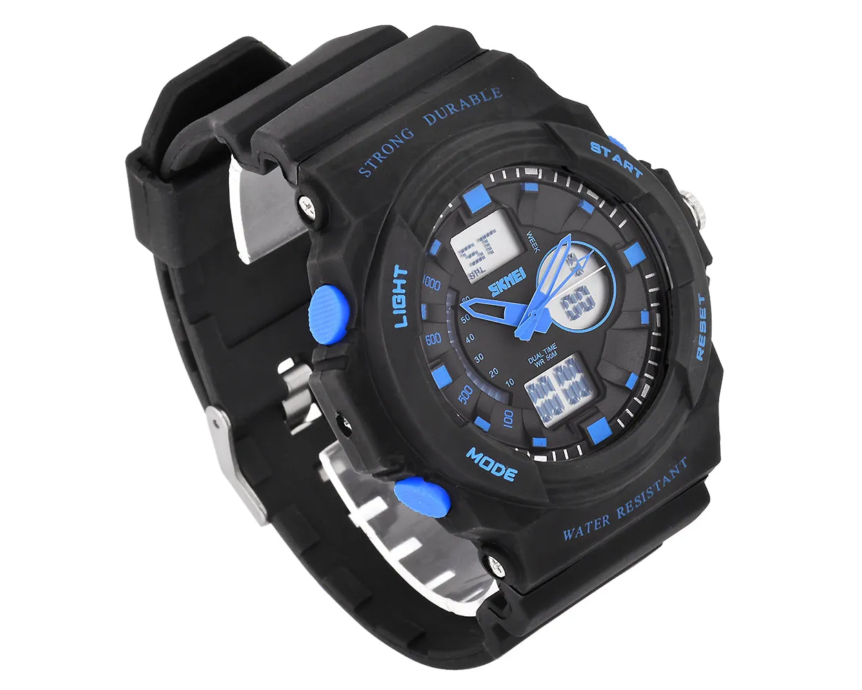 SKMEI Water Resistant Digital Analog Chronograph Sports Watch