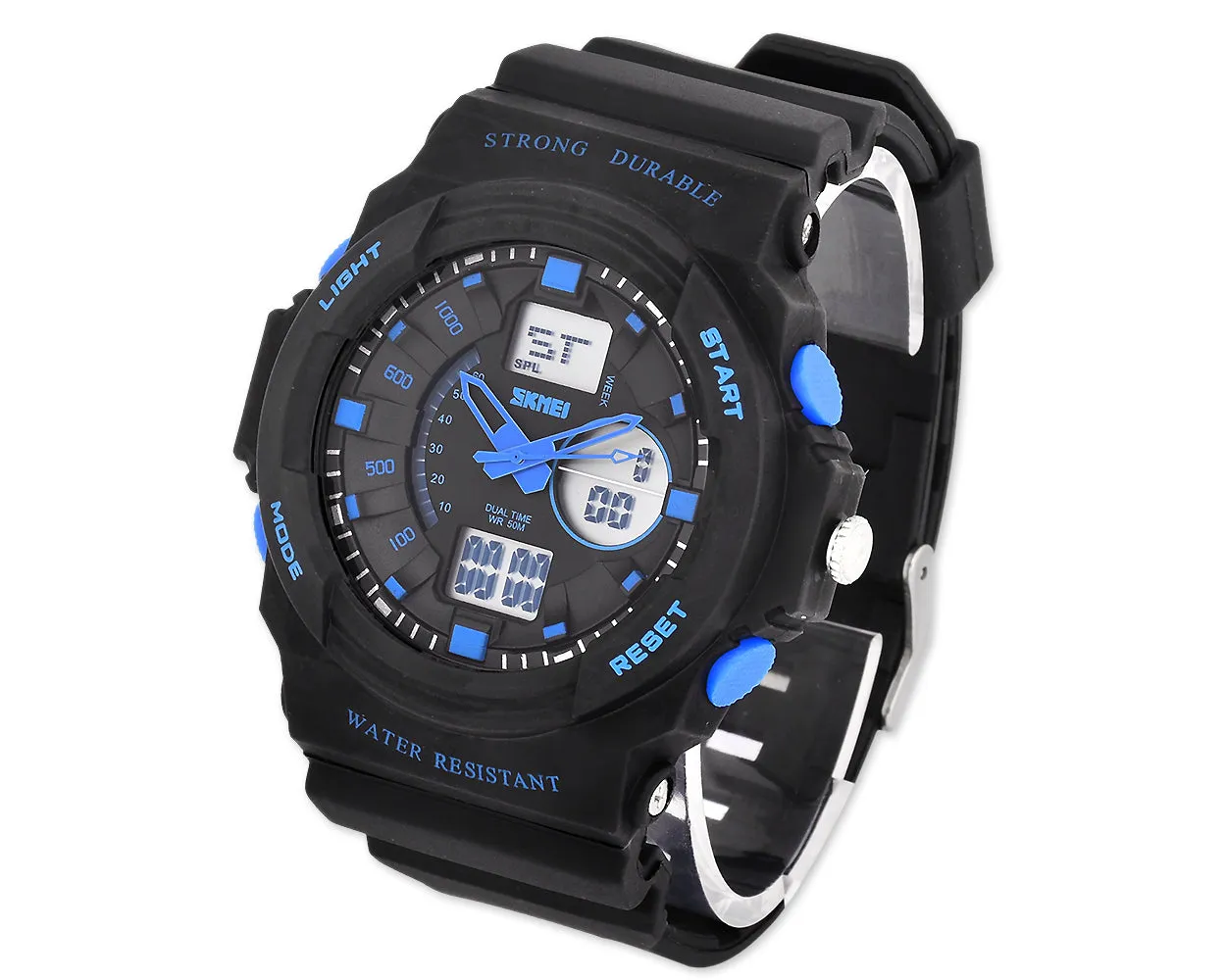 SKMEI Water Resistant Digital Analog Chronograph Sports Watch