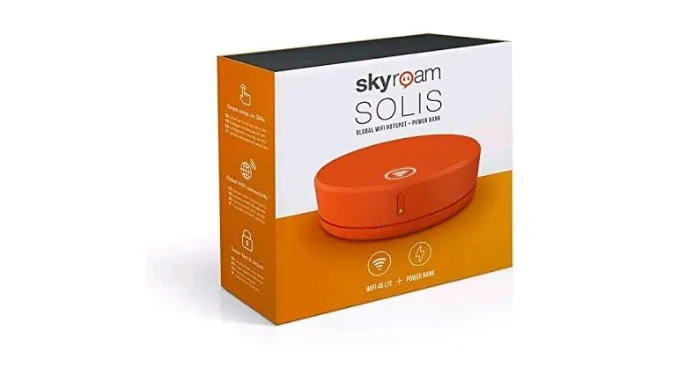 Skyroam Solis: Mobile WiFi Hotspot & Power Bank // Unlimited Data (Renewed)