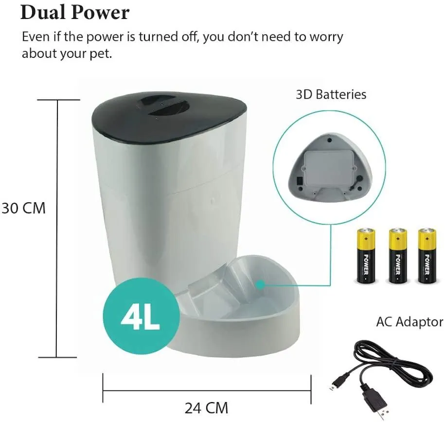 Smart Paws Automatic Wi-Fi Pet Feeder