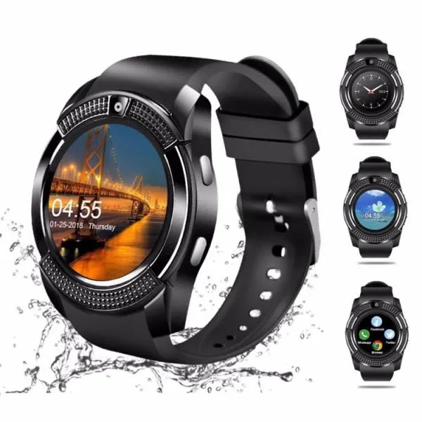 Smartwatch Bluetooth GPS Waterproof SIM Camera Wrist Watches for Android IOS