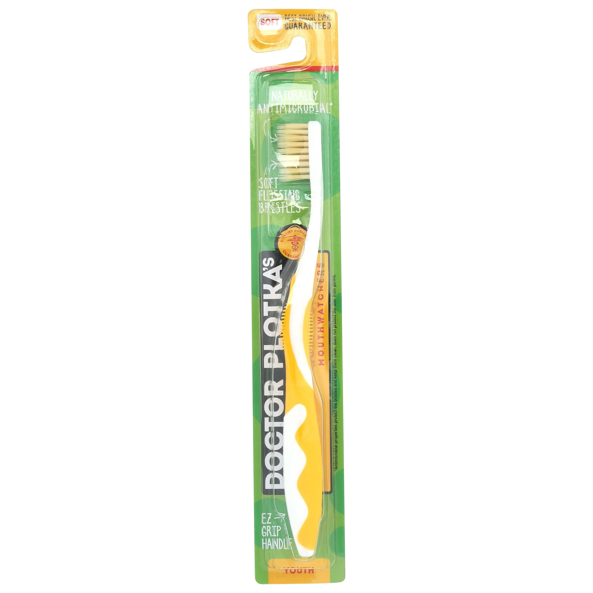 Soft Toothbrush - Youth (Naturally Antimicrobial Flossing Bristles)