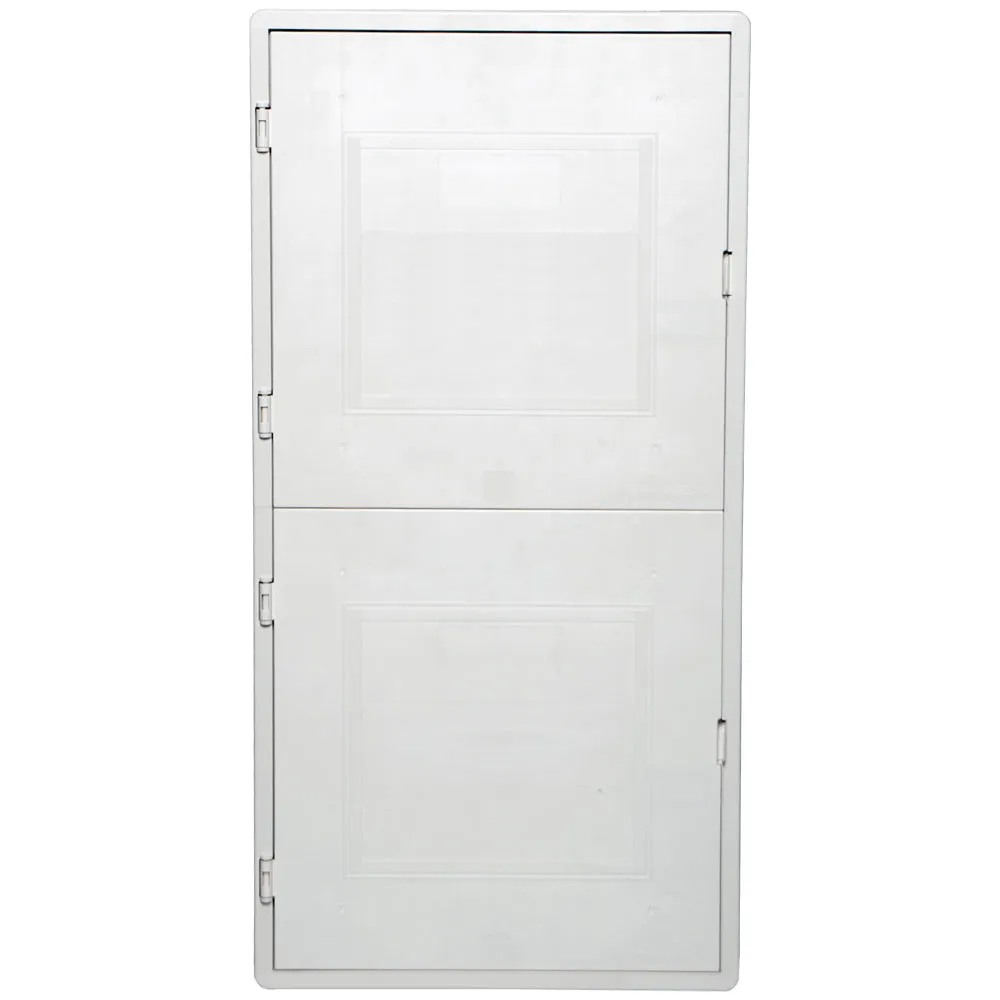 Square Multi-Media Enclosure, Vented/Solid Door - 30"