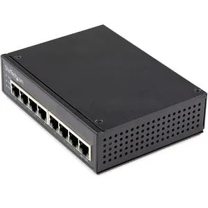 StarTech.com Industrial 8 Port Gigabit PoE Switch 30W - Power Over Ethernet Switch - GbE POE  Network Switch - Unmanaged - IP-30